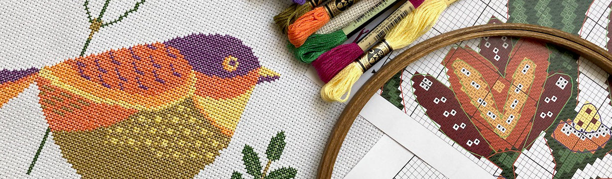 Cross stitch embroidery